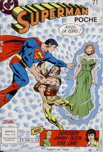 Scan de la Couverture Superman Poche n 71